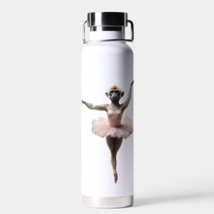 Gibbon Ballet Dancer In A Tutu, Water Bottle