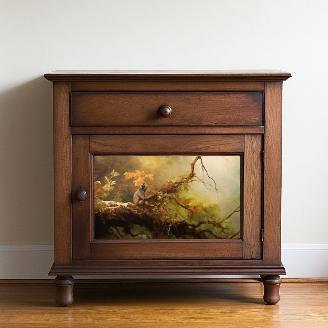 Gibbon Monkey In The Jungle Decoupage Tissue Paper (Creator Uploaded)