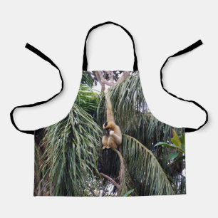 Gibbon Monkey Just Hanging Around, Kids  Apron