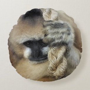 GIBBON ROUND PILLOW