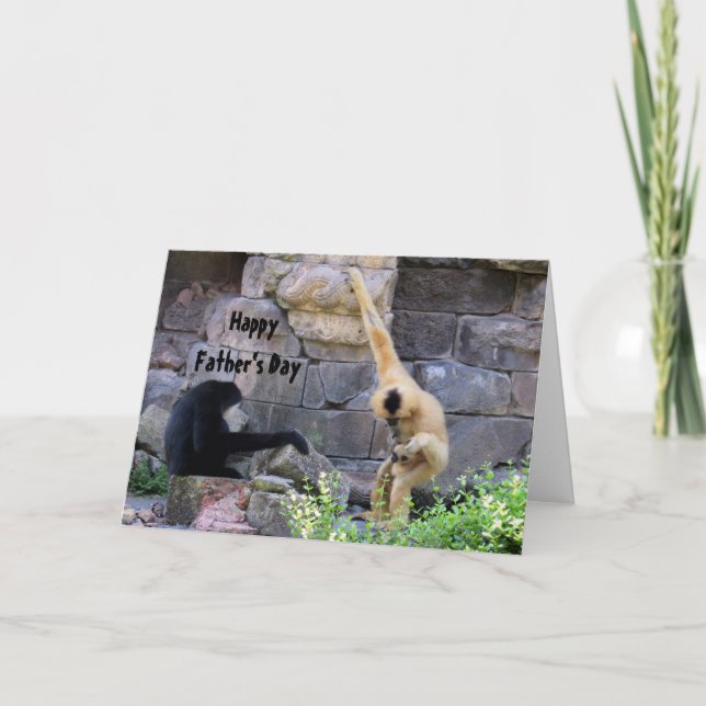 Gibbons You a Happy Father's Day Card (Front)