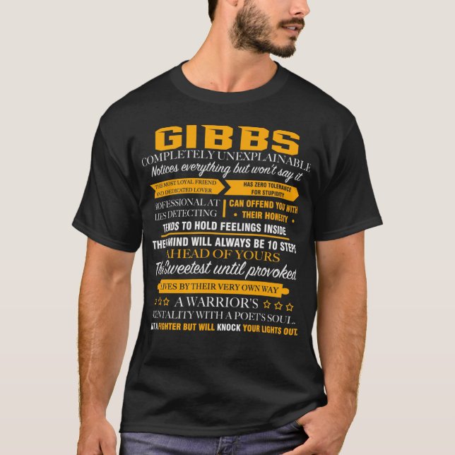 GIBBS completely unexplainable T-Shirt (Front)