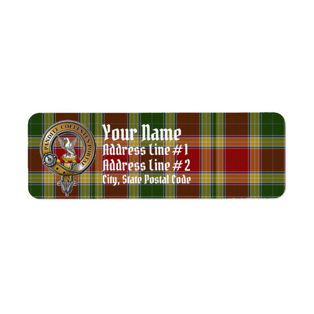 Gibbs Gibsone Tartan & Badge (Front)