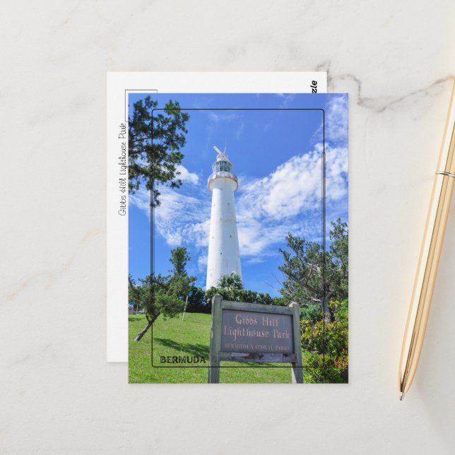 Gibbs Hill Lighthouse Park Postcard (Front/Back In Situ)