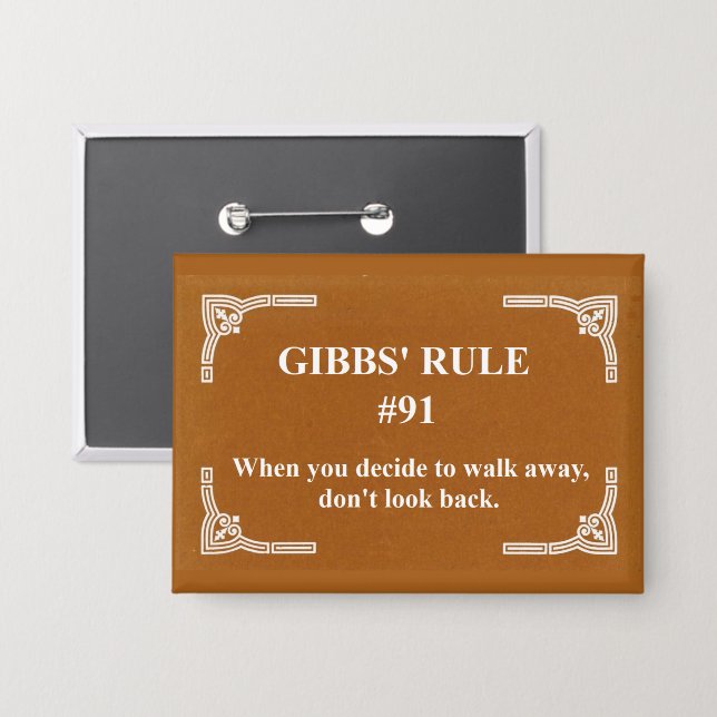 Gibbs' rule 91 (Front/Back)