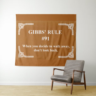 Gibbs' rule 91 tapestry