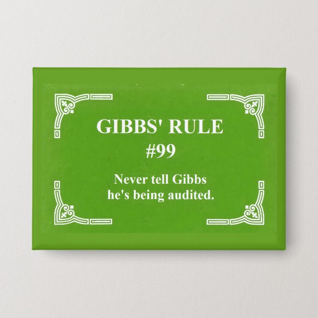 Gibbs' rule 99 (Front)