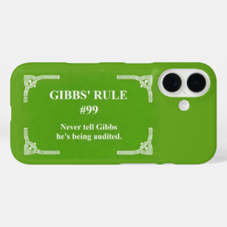 Gibbs' rule 99 iPhone 16 case