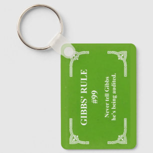 Gibbs' rule 99 keychain