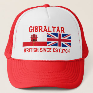 Gibraltar British Since Est.1704 Truckers Hat