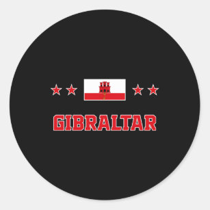 Gibraltar Classic Round Sticker