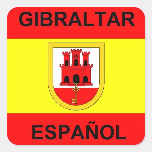 Gibraltar Espanol 20 Square Sticker (Front)