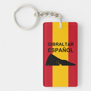 Gibraltar Español Keychain