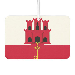 Gibraltar flag air freshener