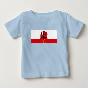 Gibraltar Flag Baby T-Shirt