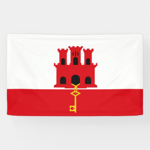 Gibraltar flag Banner