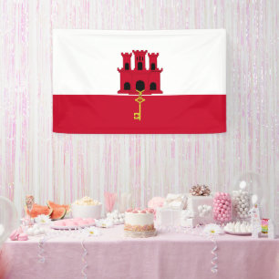 Gibraltar flag banner