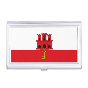 Gibraltar Flag Business Card Holder