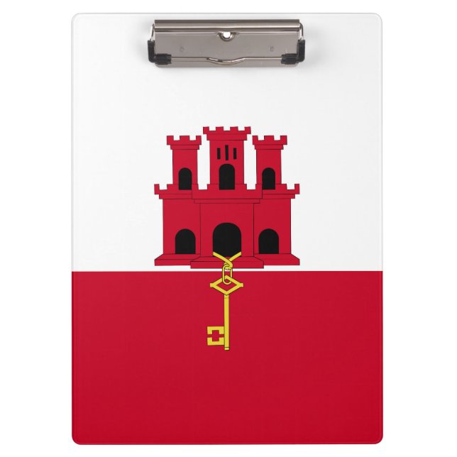 Gibraltar flag clipboard (Front)