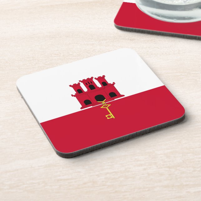 Gibraltar flag coaster (Left Side)