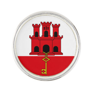 Gibraltar Flag Lapel Pin