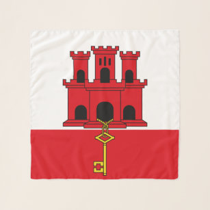 Gibraltar Flag Scarf