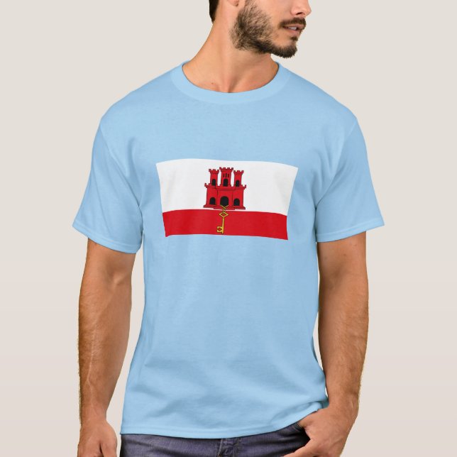 Gibraltar Flag T-Shirt (Front)