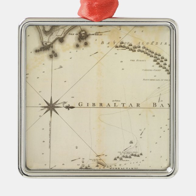 Gibraltar Metal Ornament (Front)