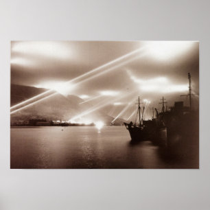 Gibraltar Searchlights Poster