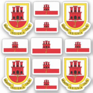 Gibraltarian symbols / coat of arms and flag