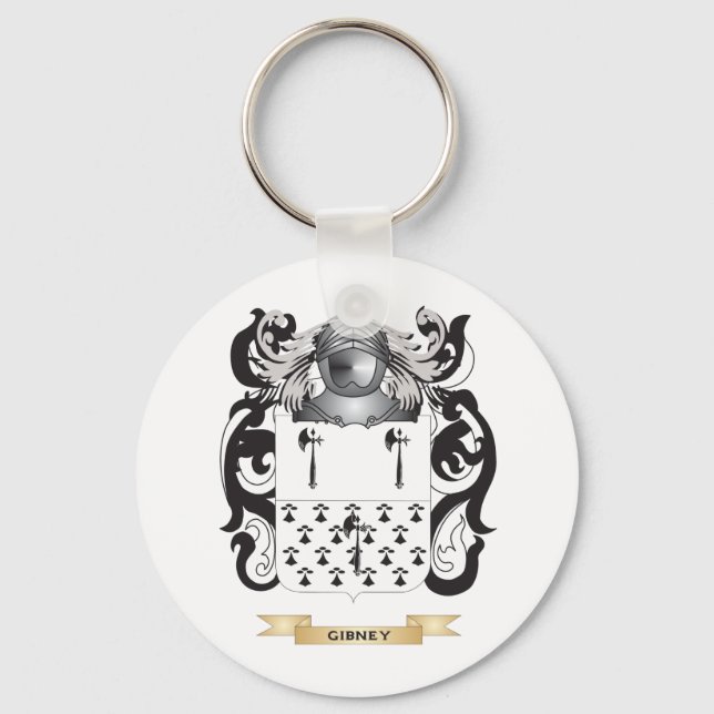 Gibson Coat of Arms (Family Crest) Keychain (Front)
