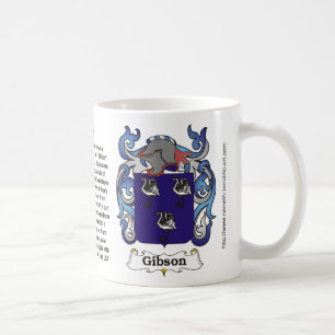 Gibson Family Crest on a mug