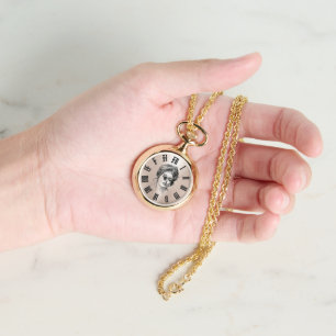 gibson girl pocket watch necklace
