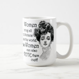 Gibson girl tells it like it is coffee mug