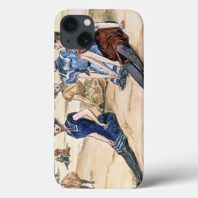 Gibson Girls On The Beach, 1900 Case-Mate iPhone Case (Back)