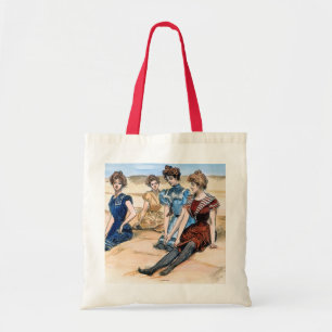 Gibson Girls On The Beach, 1900 Tote Bag