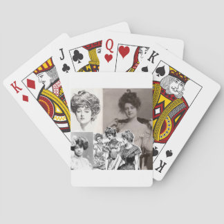 gibson girls playing cards
