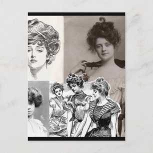 gibson girls postcard