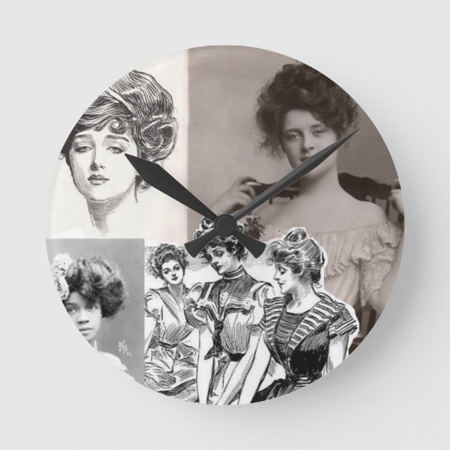 gibson girls round clock (Front)