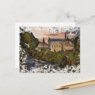 Gibson Mill, Hardcastle Crags Watercolour Artwork Postcard