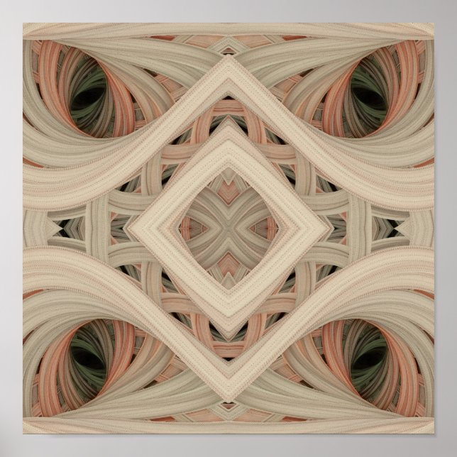 Giddy Gossypium 12" x 12" Poster (Front)