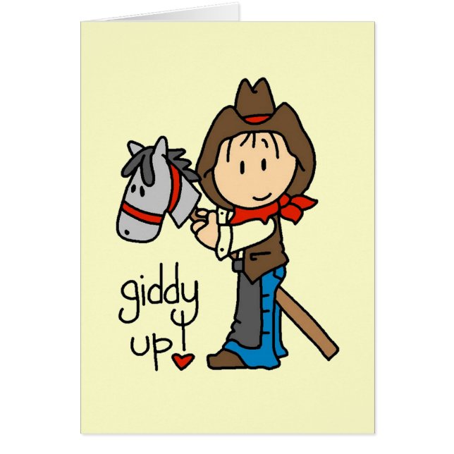 Giddy Up Cowboy Tshirts and Gifts (Front)