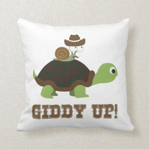 Giddy Up! Throw Pillow