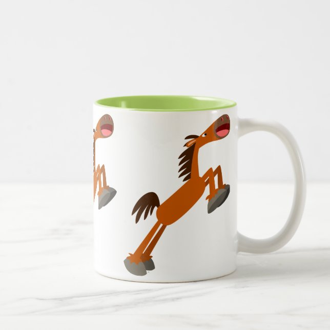 Giddyup, Horsey ! Cartoon Cheval Mug (Droit)