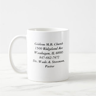 Gideon Classic White Mug