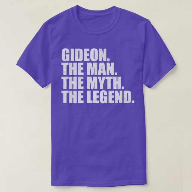 GideonGideon Name Gideon given name T-Shirt (Design Front)