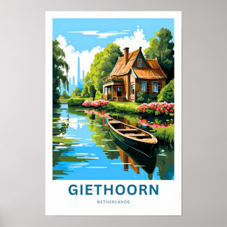 Giethoorn Netherlands Travel Print