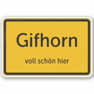 Gifhorn Sticker Autosticker
