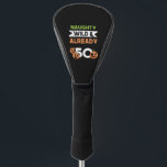 Gift 50 years birthday women Halloween Pumpkin Golf Head Cover<br><div class="desc">Gift 50 years birthday women Halloween Pumpkin</div>