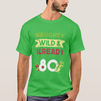 Gift 80 years birthday women Dragon boy T-Shirt